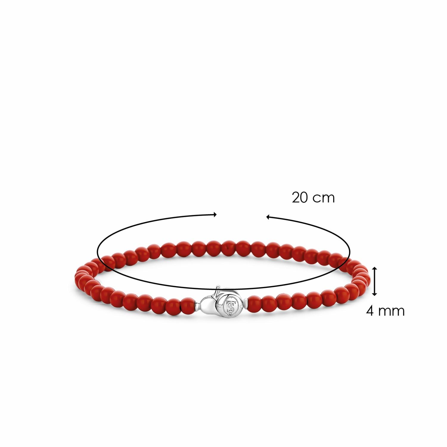 problem take a picture Sea Bracelet 2908cr Coral Red | TI SENTO - Milano Womens Bead bracelets *  E-Fabrics for Dance